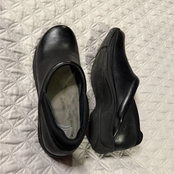 Dansko Black Leather Mules Size 41 / US 10 - Picture 2 of 6